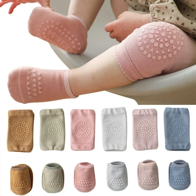 Unisex Baby Socks Non Slip - Bebek Dizlik Çorap Seti - Kaymaz,