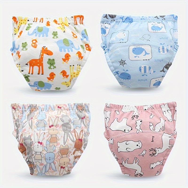 Toddler Training Pants Leak Proof - 3 adet yürümeye başlayan alıştırma külodu