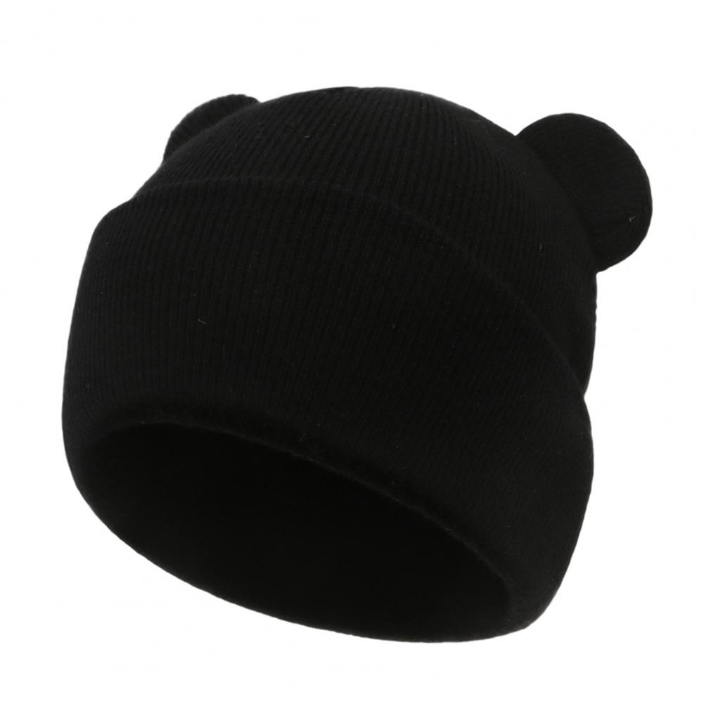 Infant Beanie Hat With Ears - Bebek Kışlık Şapkası, Bebek Aksesuarı, Ayı