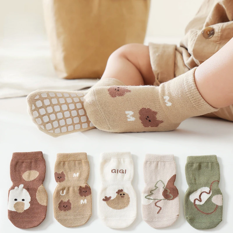Unisex Baby Socks Non Slip - Yeni sonbahar kış Kawaii bebek tüp