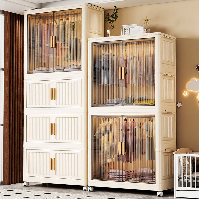 Baby Clothes - Kurulum Gerektirmeyen Katlanabilir Yetişkin Gardırobu, Yatak