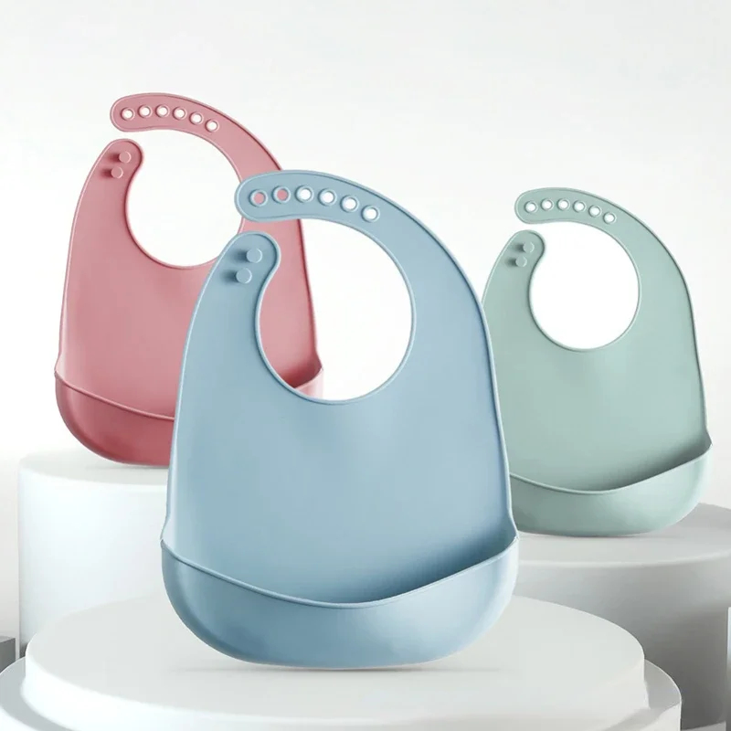 1/3 adet bebek önlüğü ayarlana - Waterproof Baby Bibs Silicone incelemesi ve fiyatı