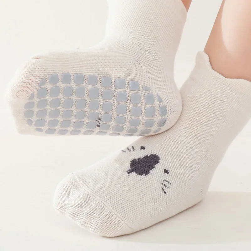 3/5 Çift Bebek Sevimli Hayvanl - Unisex Baby Socks Non Slip incelemesi ve fiyatı