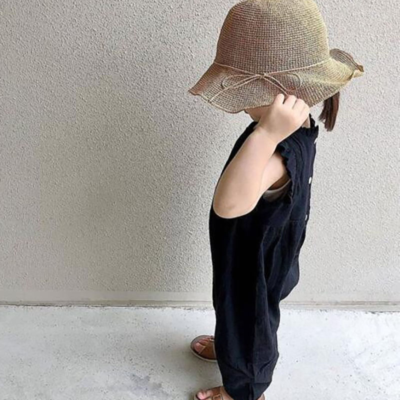 2026 Yaz Koleksiyonu Yeni Bebe - Baby Summer Linen Sleeveless Jumpsuit incelemesi ve fiyatı