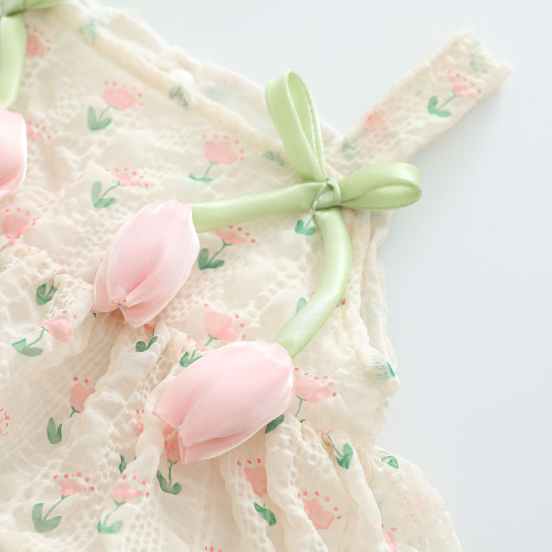 2026 Bebek Kız Yaz Prenses Ask - Newborn Baby Girl Romper Floral incelemesi ve fiyatı