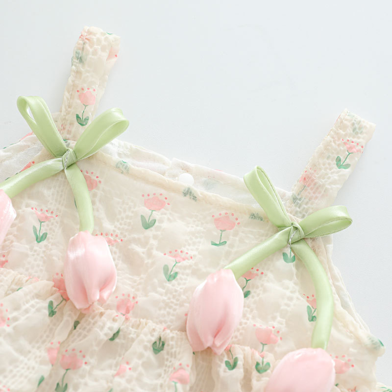 2026 Bebek Kız Yaz Prenses Ask - Newborn Baby Girl Romper Floral incelemesi ve fiyatı