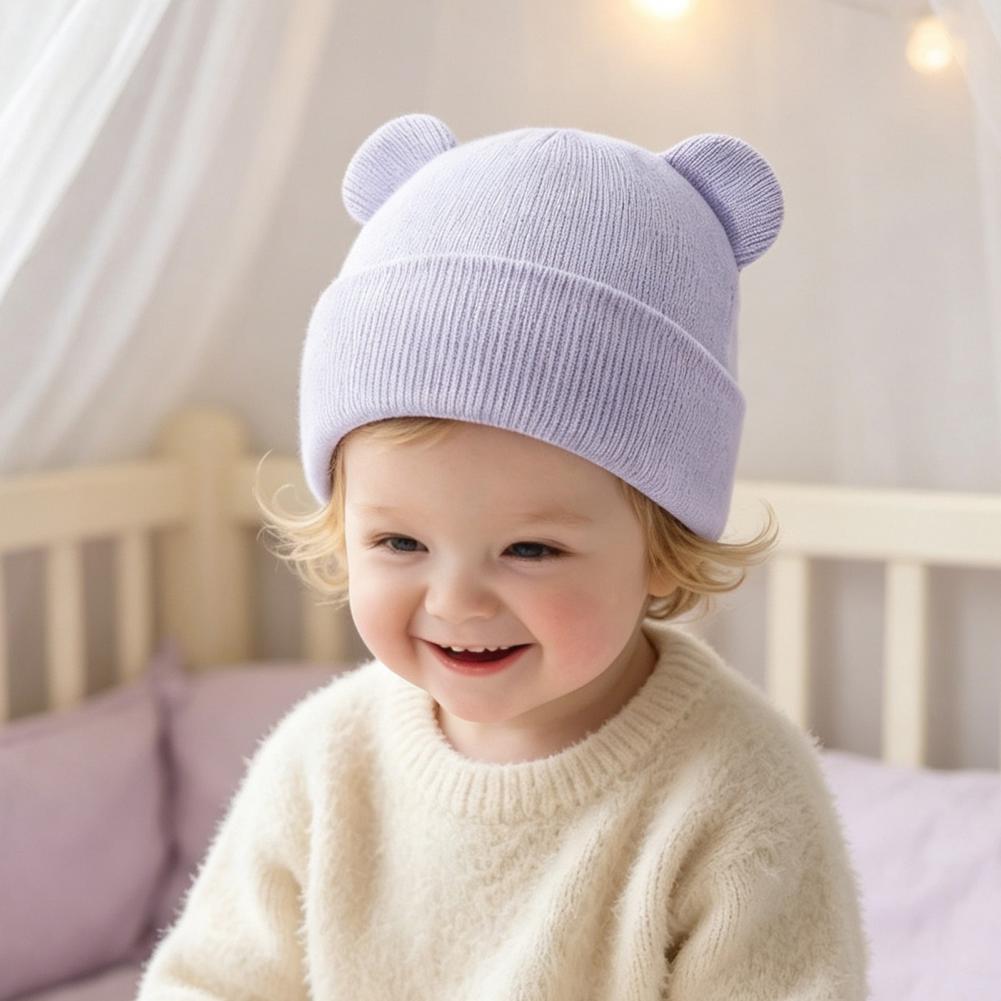Bebek Kışlık Şapkası, Bebek Ak - Infant Beanie Hat With Ears incelemesi ve fiyatı