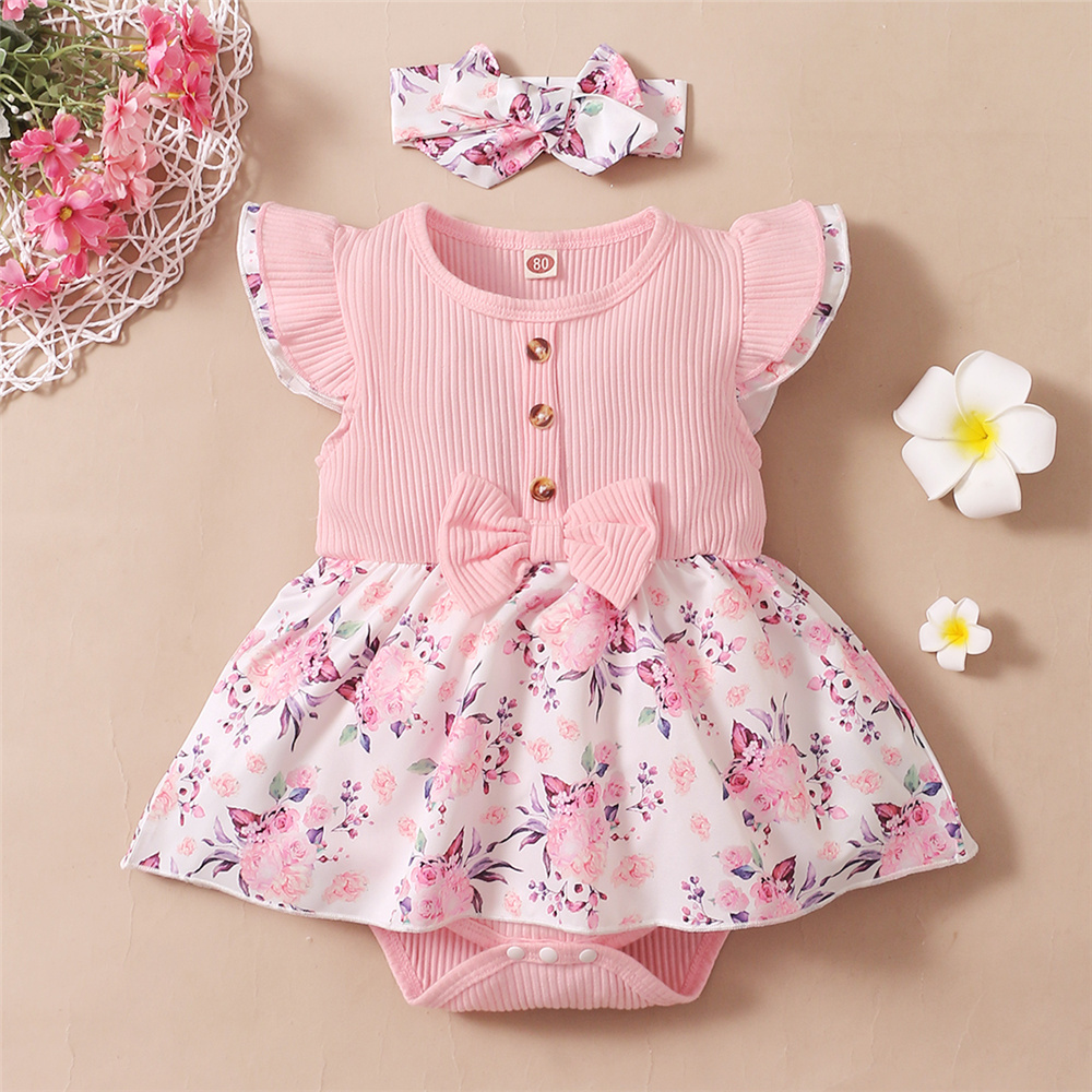 0-18 ay bebek kız çiçekli tulu - Newborn Baby Girl Romper Floral incelemesi ve fiyatı