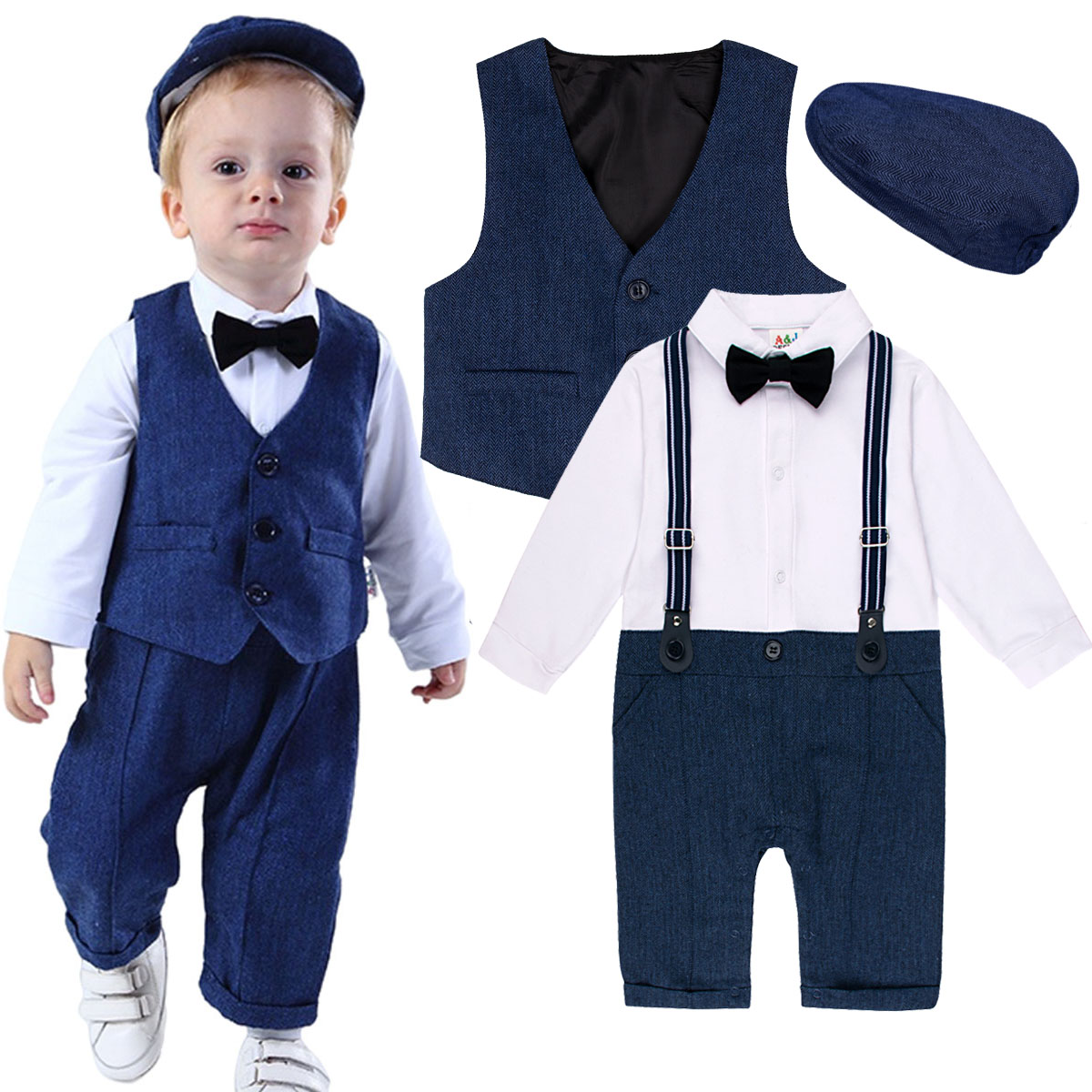 Erkek bebek Giysileri 0-24M Er - Baby Boy Suit Set Baptism incelemesi ve fiyatı