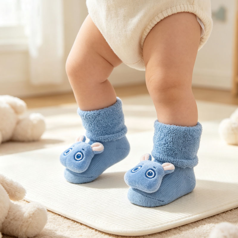 1/3/5 Çift Kalın Döngülü Havlu - Unisex Baby Socks Non Slip incelemesi ve fiyatı