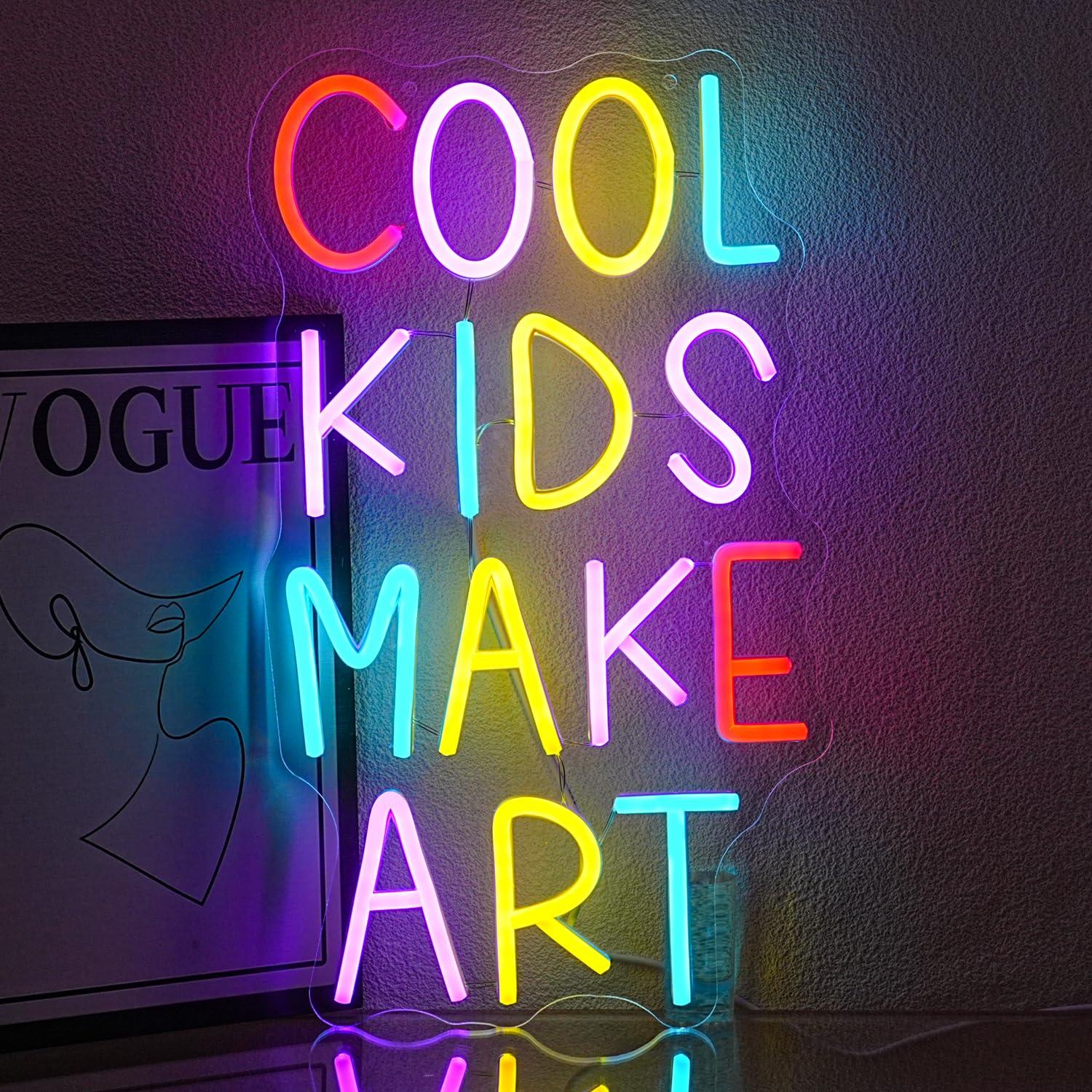 Cool Kids Make Art Neon Tabela - Nursery incelemesi ve fiyatı