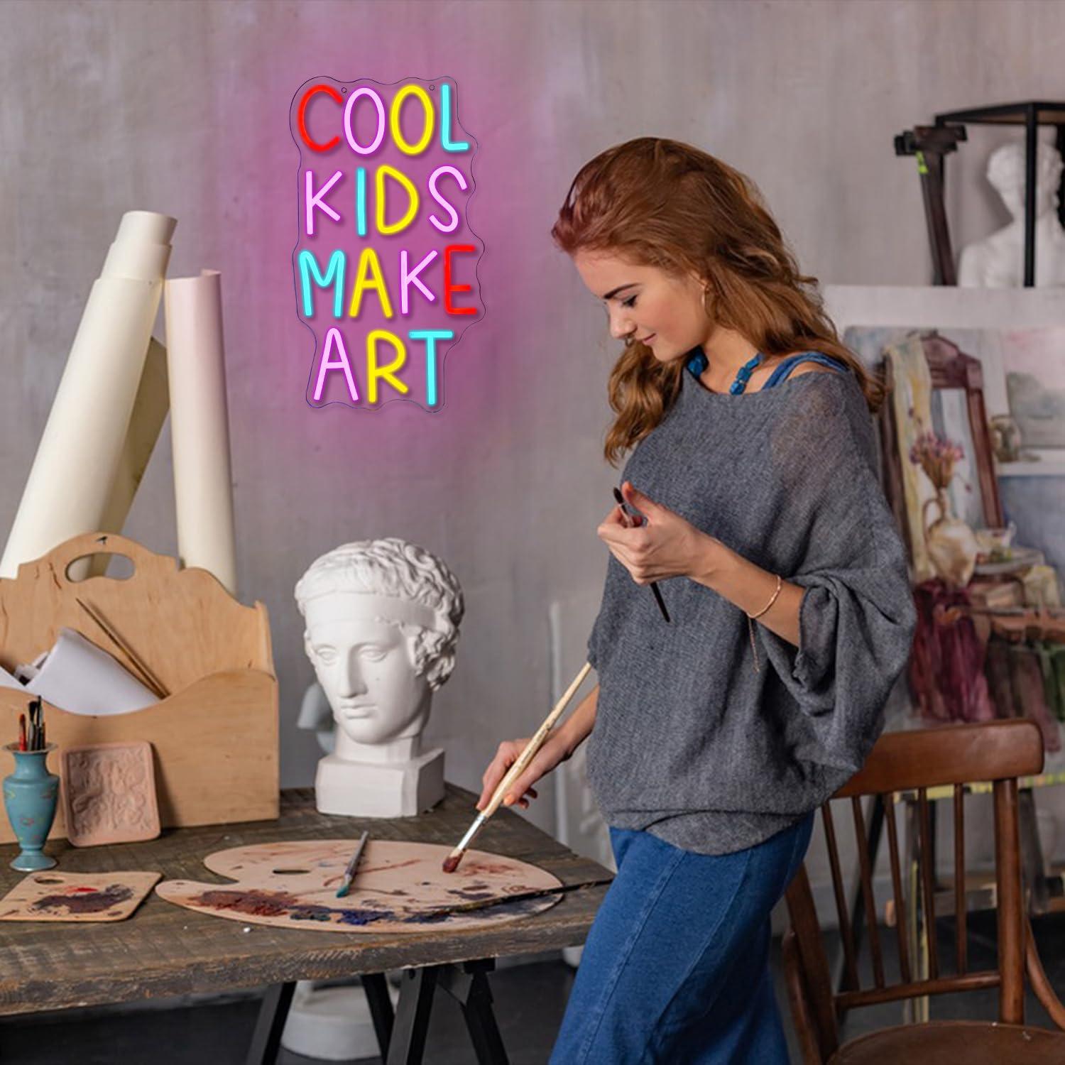Cool Kids Make Art Neon Tabela - Nursery incelemesi ve fiyatı