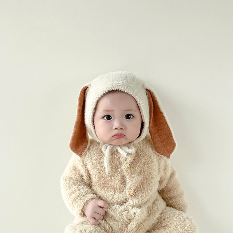 Kış peluş bebek tavşan şapka t - Infant Beanie Hat With Ears incelemesi ve fiyatı