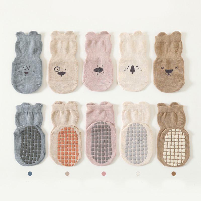 3/5 Çift Bebek Sevimli Hayvanl - Unisex Baby Socks Non Slip incelemesi ve fiyatı